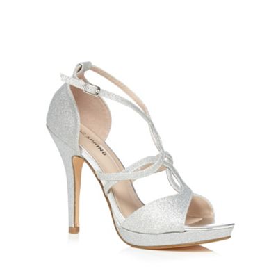 Silver 'Whitefield' high sandals